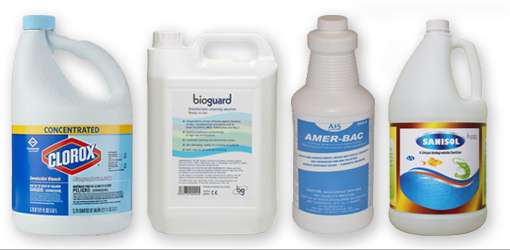Four types of disinfectants